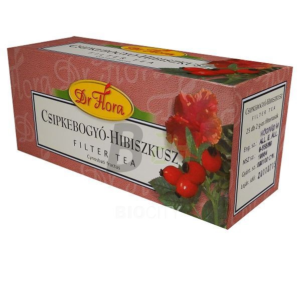 Dr.flora csipke-hibiszkusz tea 25 filter (25 filter) ML015463-38-7