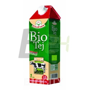 Zöldfarm bio tej 2.8 % uht /tartós/ (1000 ml) ML016856-109-1