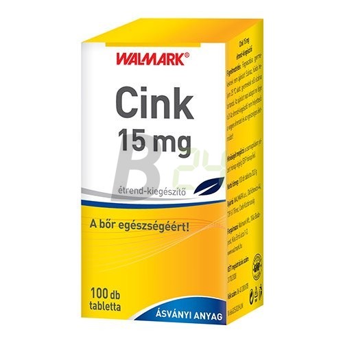 Walmark cink 15 mg tabletta 100 db (100 db) ML046770-33-9