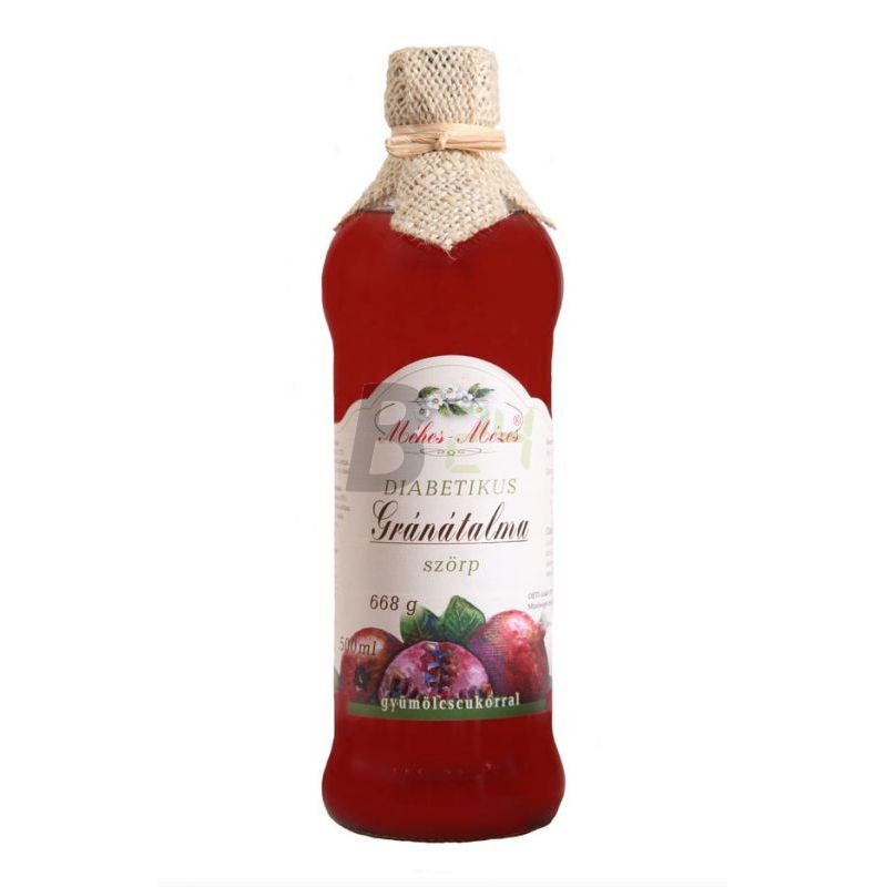 Méhes mézes gránátalmaszörp (500 ml) ML052519-3-13