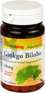 Vitaking ginkgo biloba tabletta 60 mg (90 db) ML052796-18-10