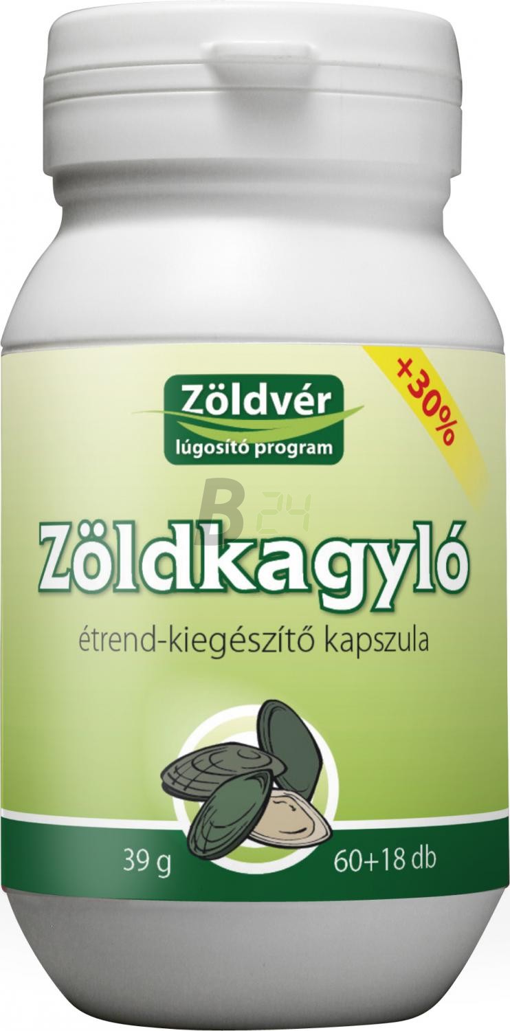 Zöldvér zöldkagyló kapszula 60+18 db (60+18 db) ML054909-17-8