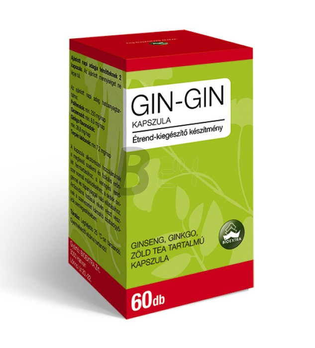 Bioextra gin-gin kapszula (60 db) ML056630-17-3