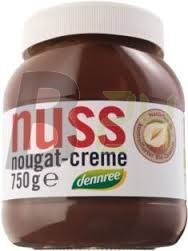 Dennree bio családi mogyorós nugátkrém (750 g) ML060732-11-1