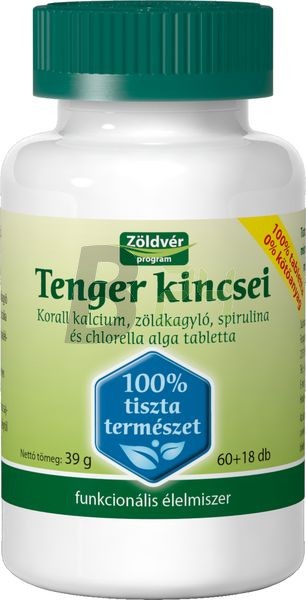 Zöldvér tenger kincsei tabletta 100%-os (60+18 db) ML061499-17-8