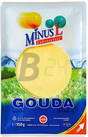 Minus l laktózmentes sajt gouda (150 g) ML064126-40-3