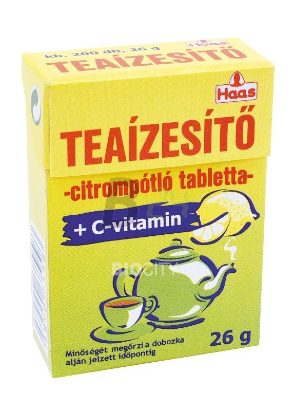 Haas teaízesítő tabletta citromízű (26 g) ML064194-15-11