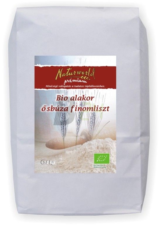 Naturworld bio alakor ősbúza finomliszt (1000 g) ML068624-37-3