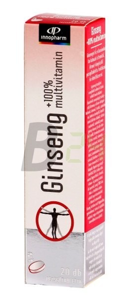 Innopharm pezsgőtabletta ginseng+multiv. (20 db) ML068878-18-11