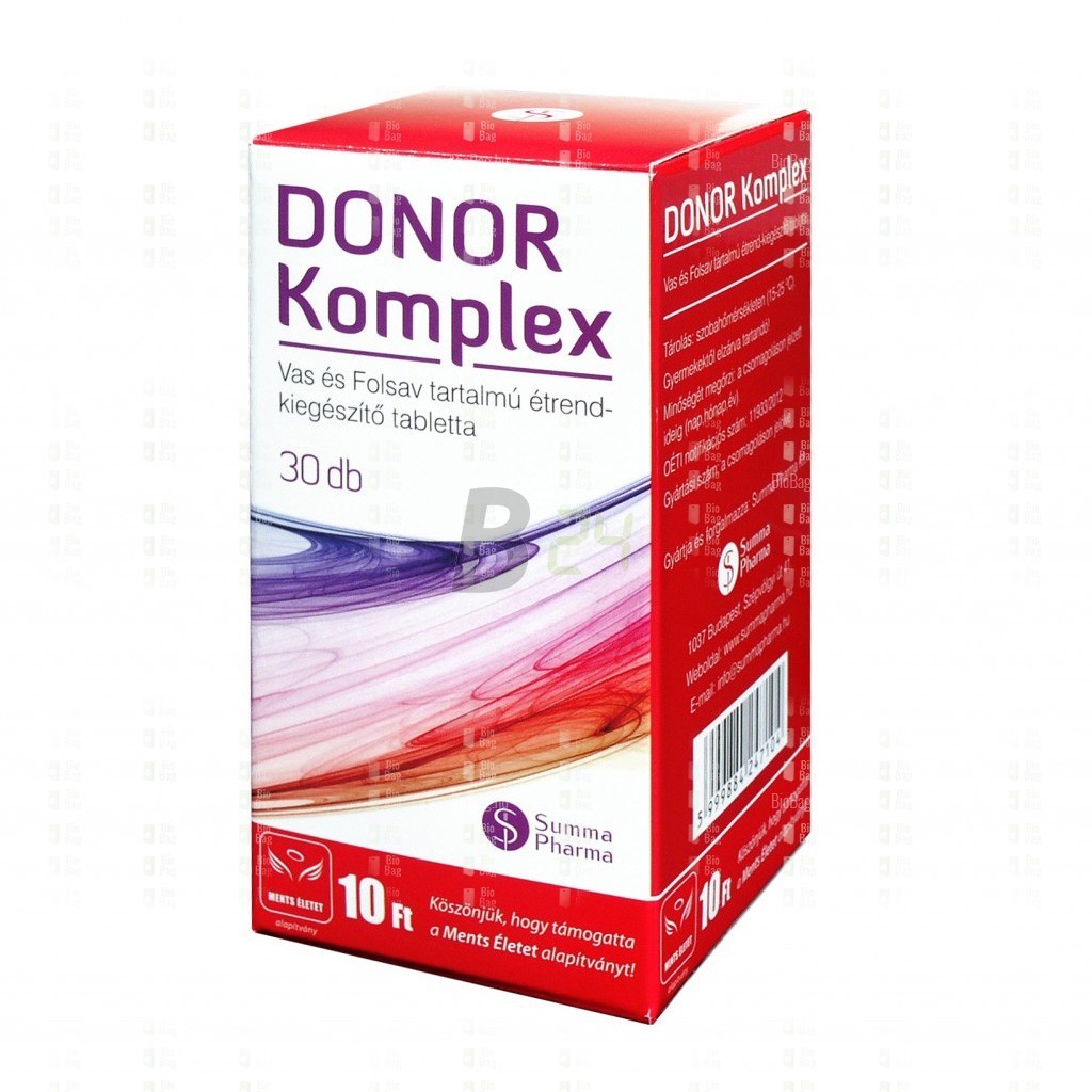 Summa donor komplex tabletta (30 db) ML073105-32-10