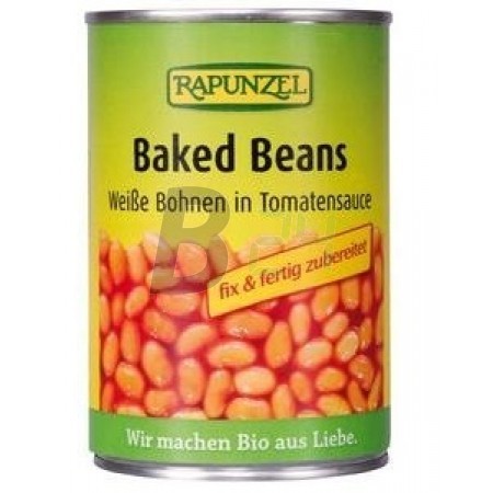 Rapunzel bio sült fehér bab paradicsomos (400 g) ML073606-8-9