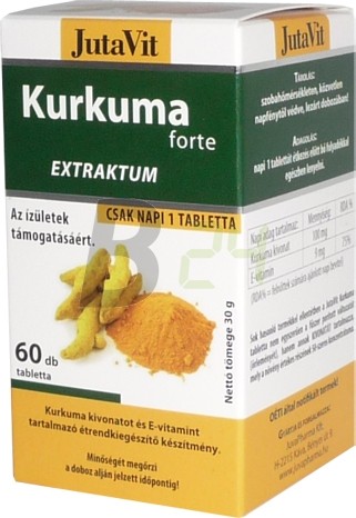 Jutavit kurkuma extraktum tabletta (60 db) ML074949-17-7