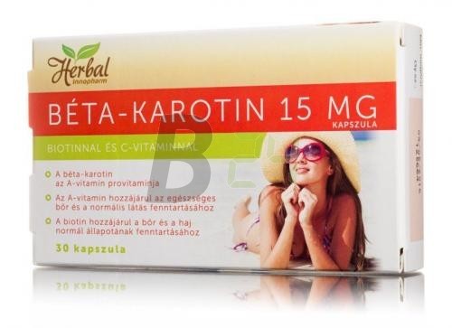 Innopharm herbal béta karotin kapszula (30 db) ML078513-33-10