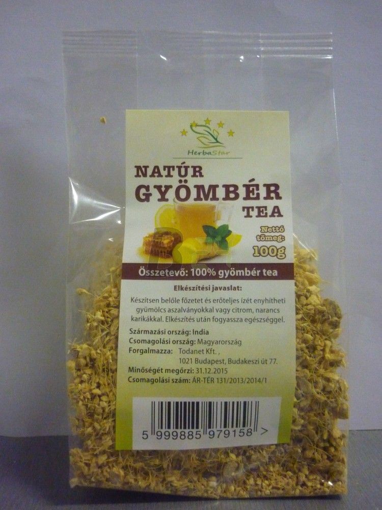 Herbastar natúr gyömbér tea (100 g) ML079311-36-6