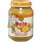 Holle bio bébiétel őszibarack-alma (190 g) ML037304-8-10