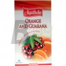 Apotheke narancs-guarana tea (20 filter) ML059591-38-6